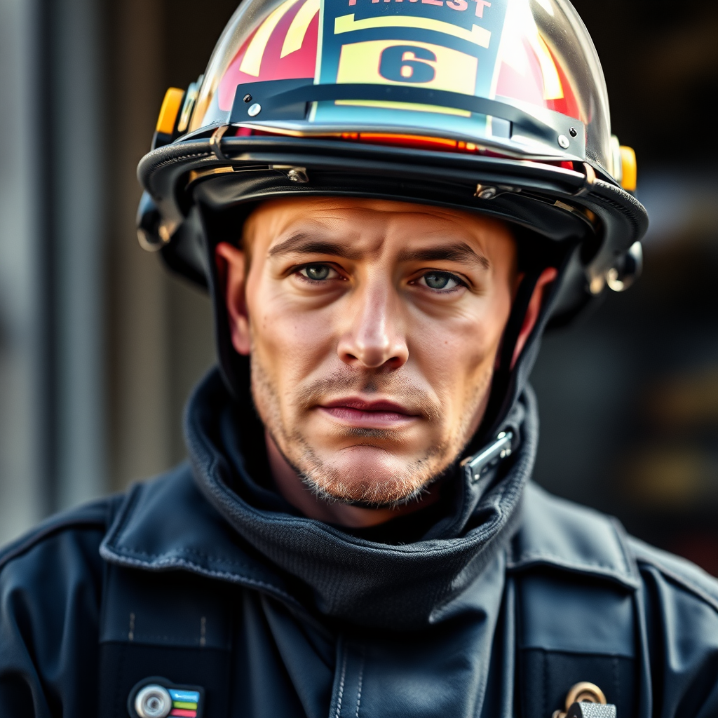 a firefighter man