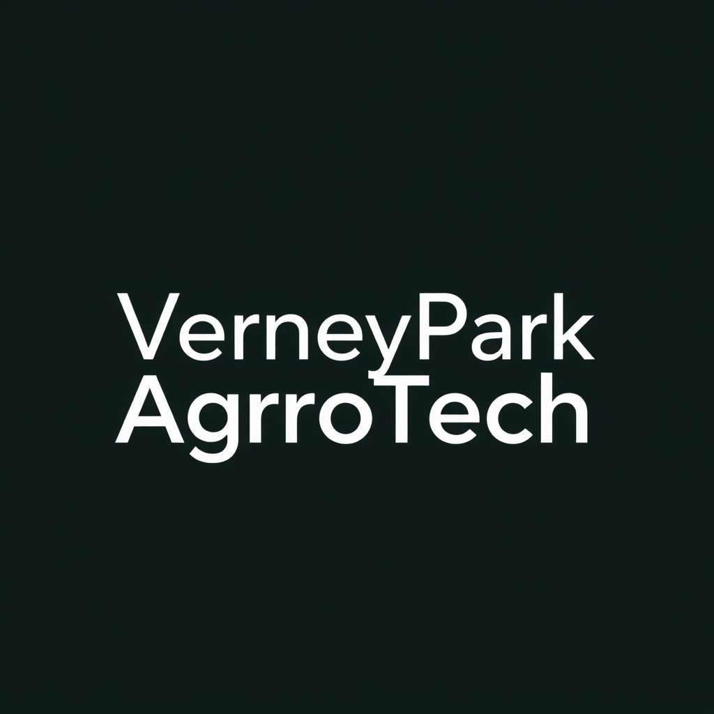 To create a visually striking and memorable logo for "VerneyPark-AgroTech," the design should reflect innovation, sustainability, and the forward-thinking nature of agricultural technology. The logo should evoke a sense of growth, connection with nature, and cutting-edge solutions.

Incorporating natural elements like leaves, crops, or a subtle depiction of the earth can symbolize the agricultural focus, while sleek, modern lines or abstract shapes can highlight the technology aspect. The typography should be clean and contemporary, with "VerneyPark" standing strong and distinguished, while "AgroTech" can be presented in a way that reflects innovation—perhaps with a futuristic font or stylized design.

A color palette inspired by nature, such as earthy greens, blues, or rich browns, can create a connection to the agricultural world, balanced with a hint of metallic or tech-inspired hues to convey modernity and innovation. The overall logo should merge the concepts of tradition and technology, representing VerneyPark-AgroTech’s role in revolutionizing agriculture while staying rooted in the environment.