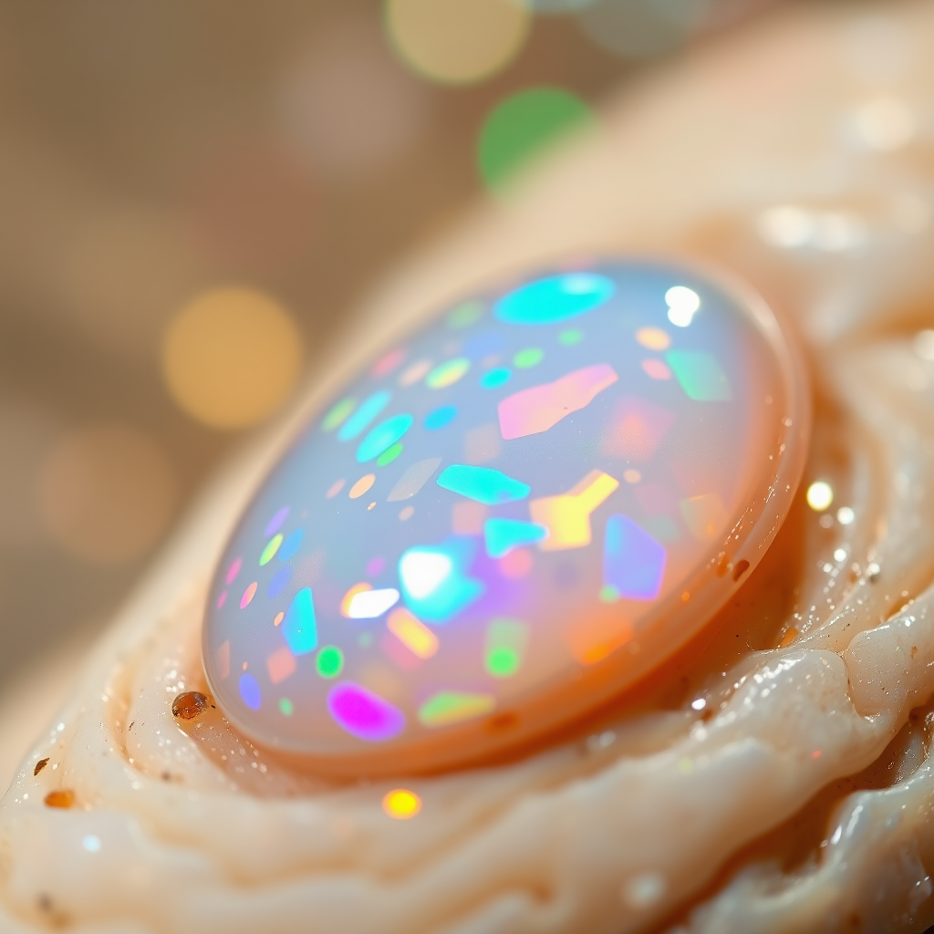 Bokeh, abstract, brilliant colors, glittering, translucent, mother of pearl, opal, iridescent, natural skin, glowing, artistic photo, wide angle, cute, interesting