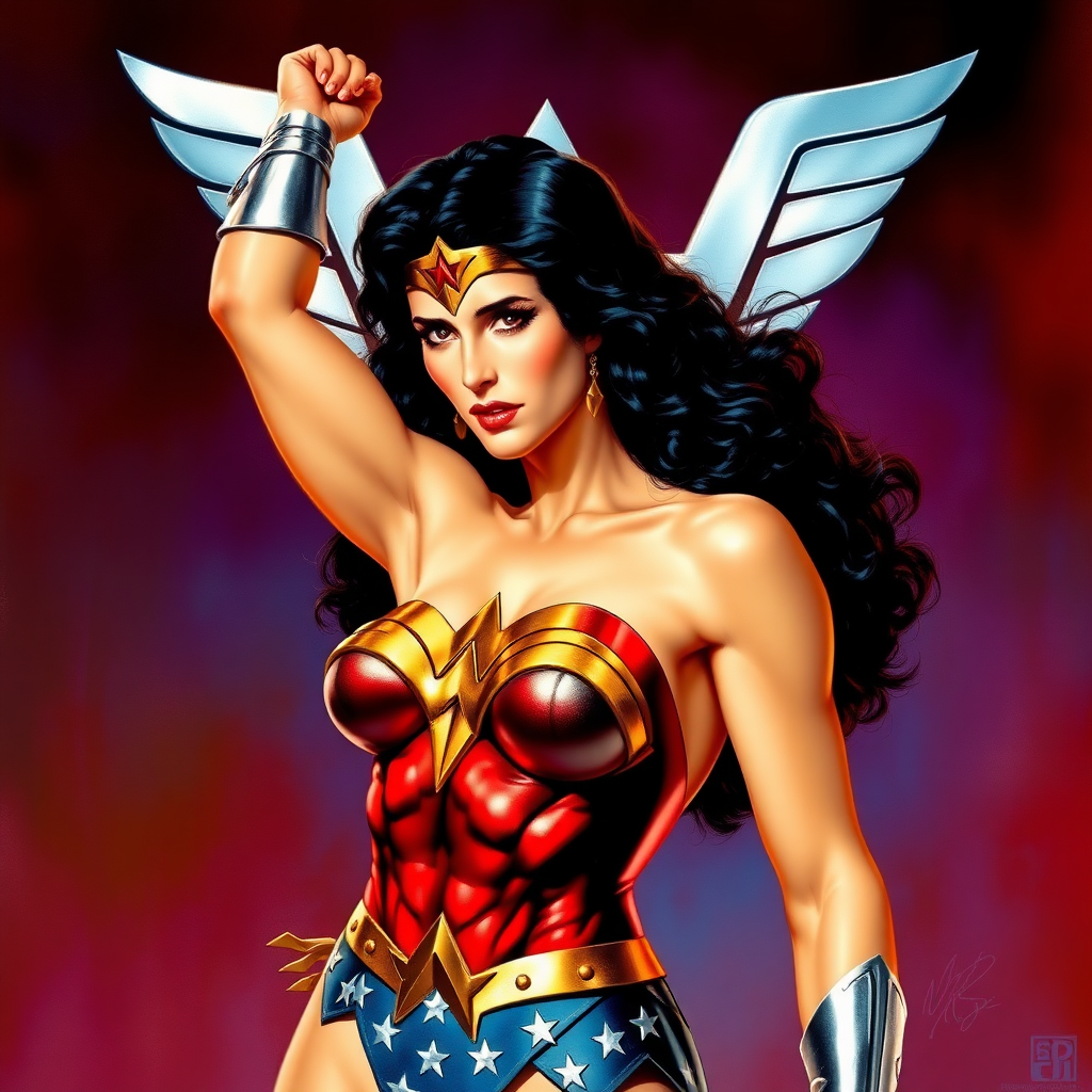 What if Boris Vallejo had painted Wonder Woman first?