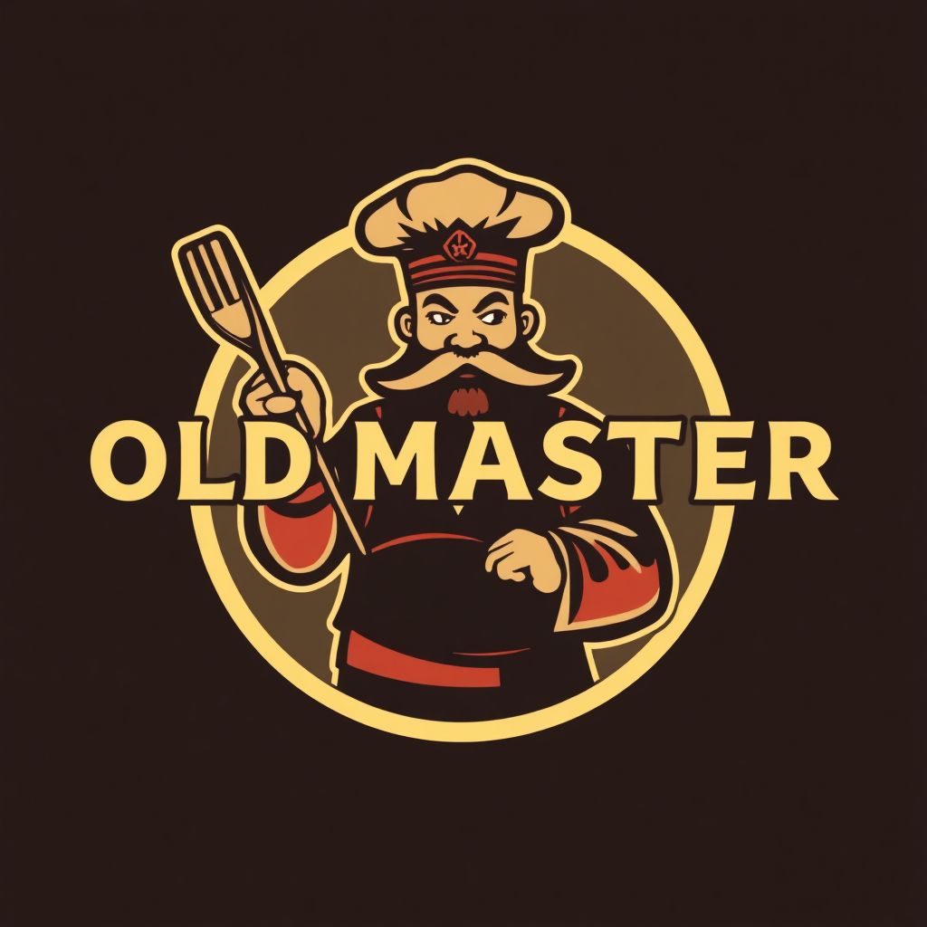 Fast food restaurant logo  
Old Master Q