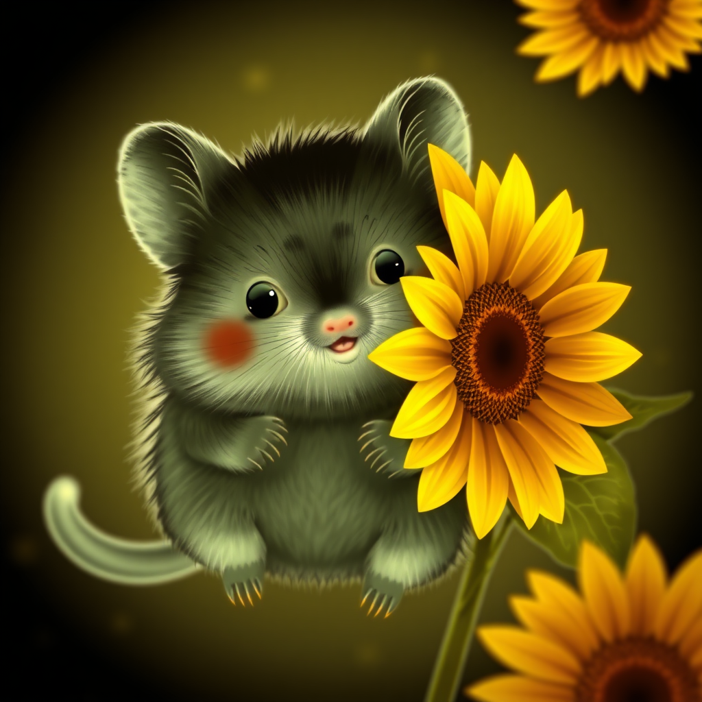 sunflower happy hamtaro xray