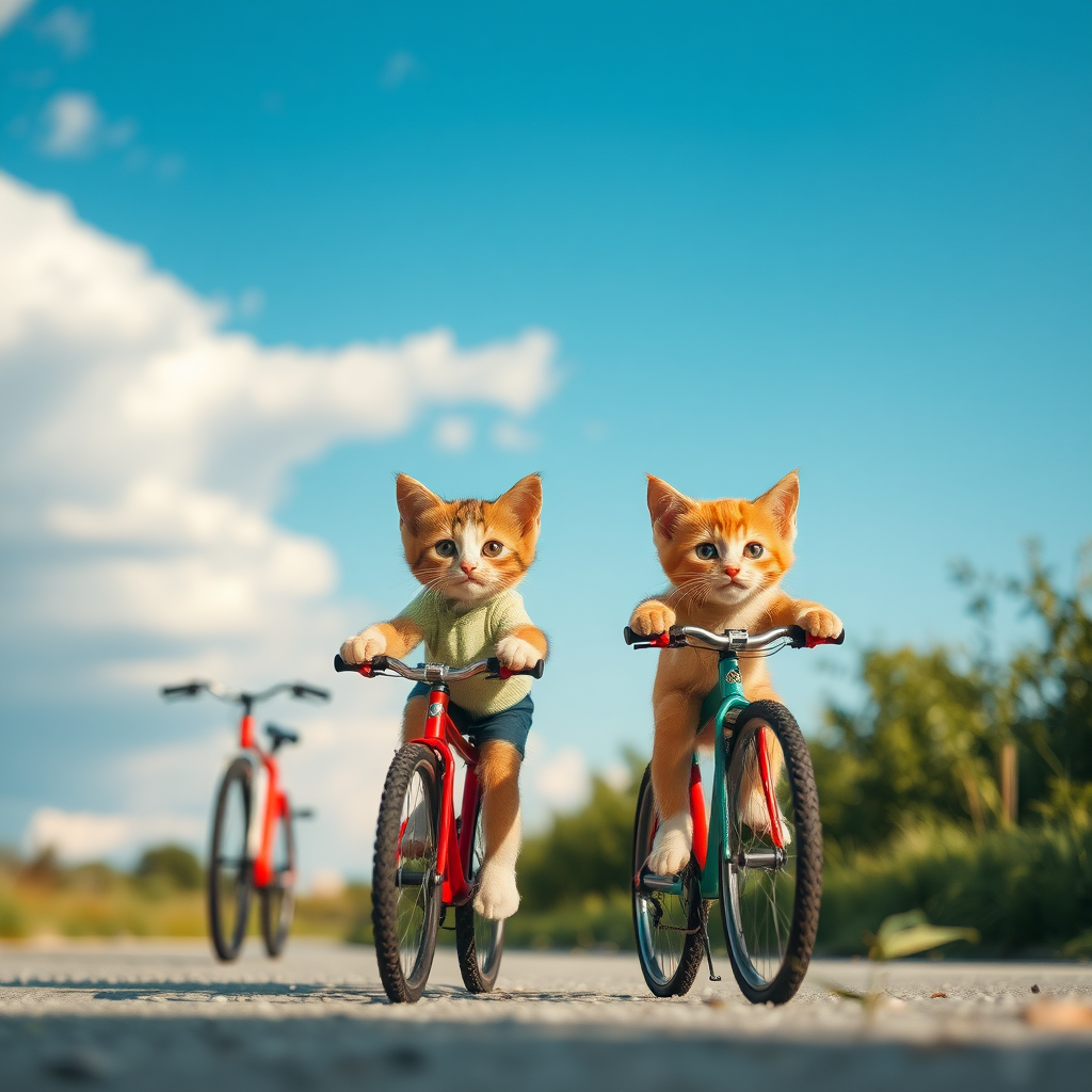 cycling kittens