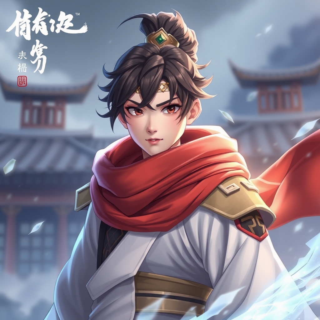 The character Xiao Yan in "Battle Through the Heavens"