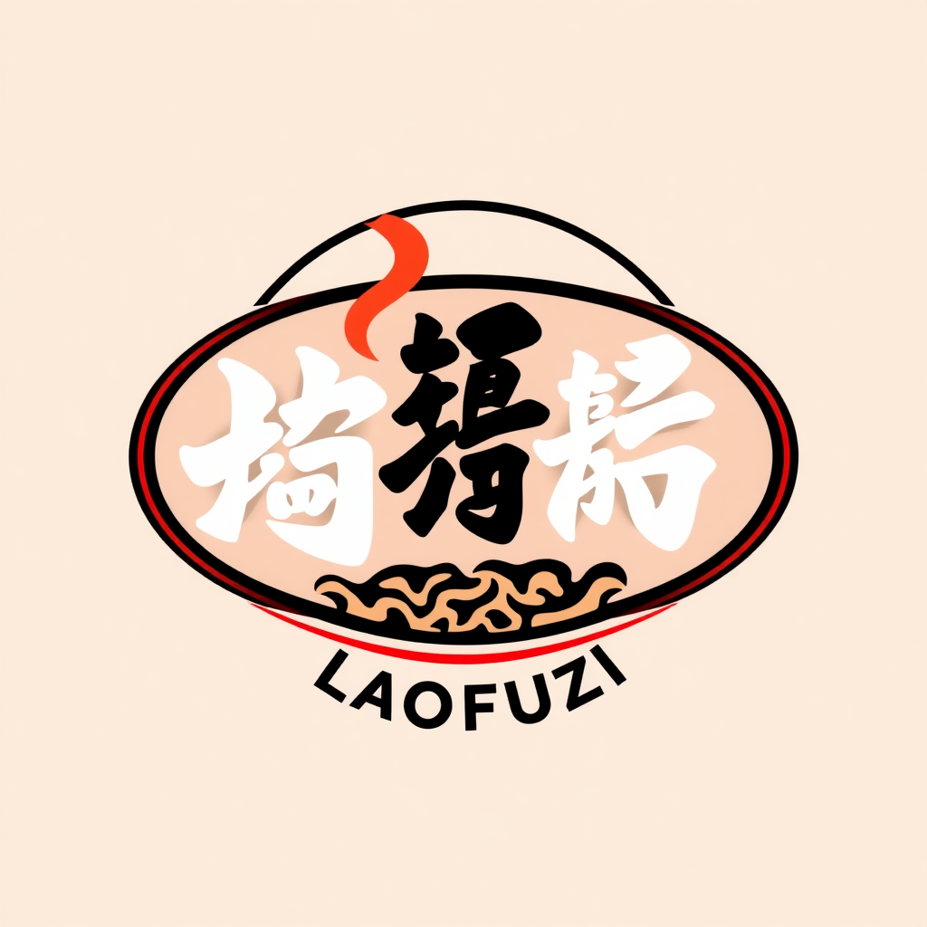 Design a logo for a Chinese fast food restaurant named "Laofuzi."