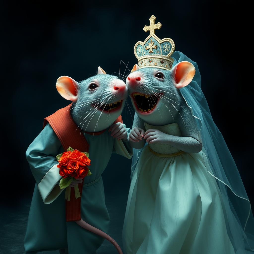 A rat wedding, Catholic, shark attack