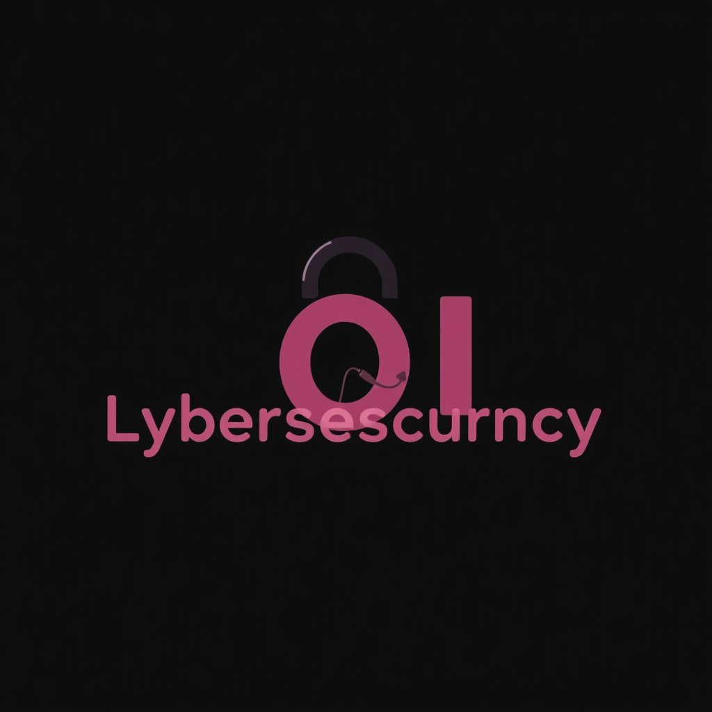 A dark themed version of the cybersecurity nonsensical lol logo very vertical image.