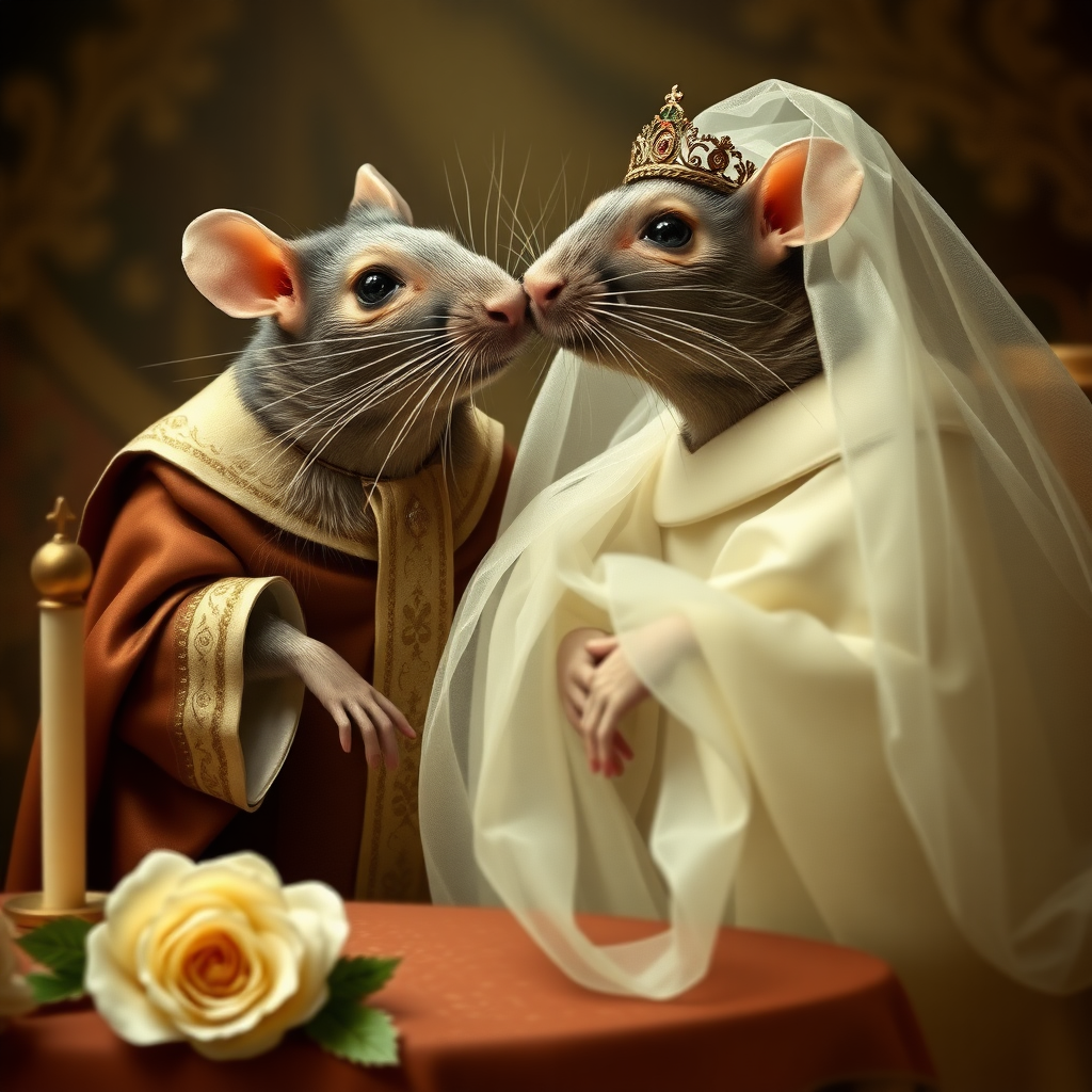 A rat wedding, Catholic