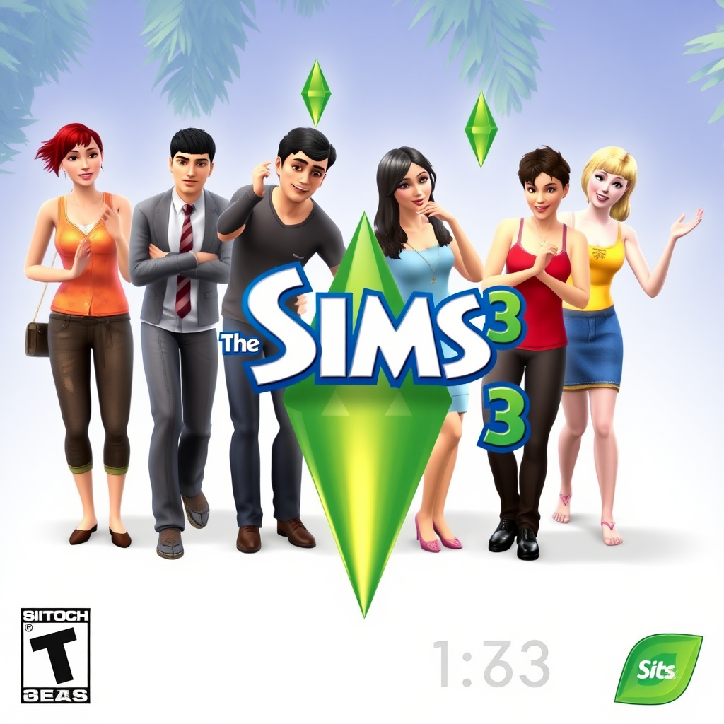 Video game The Sims 3, English, PC