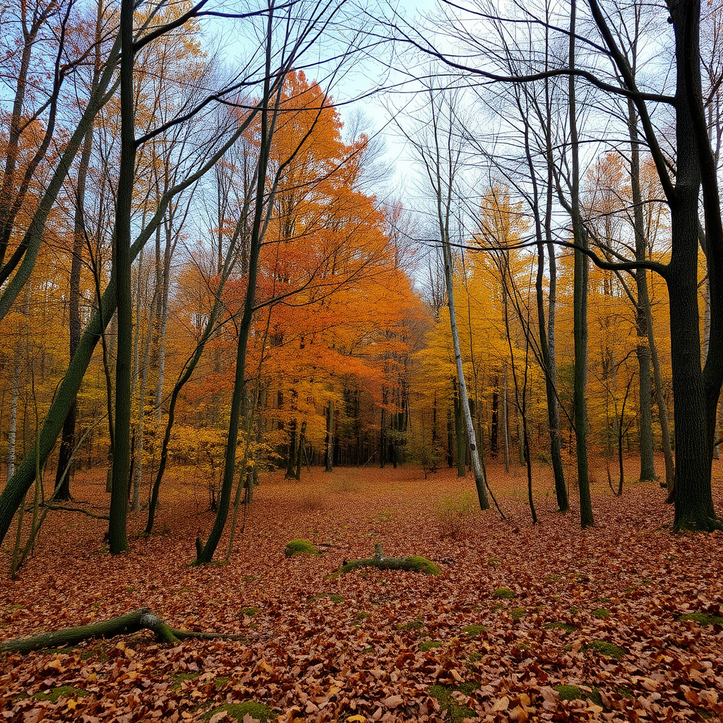 Autumn in the woods