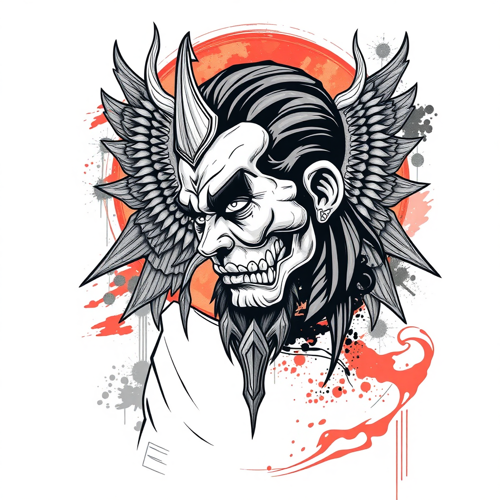 art with muai thai motives that is for t-shirt. Clean but sharp. Streetwear style