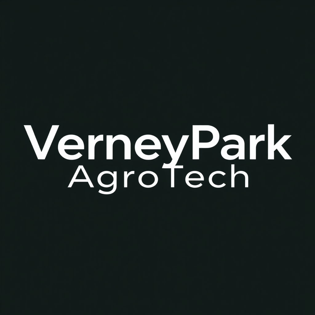 To create a visually striking and memorable logo for "VerneyPark-AgroTech," the design should reflect innovation, sustainability, and the forward-thinking nature of agricultural technology. The logo should evoke a sense of growth, connection with nature, and cutting-edge solutions.

Incorporating natural elements like leaves, crops, or a subtle depiction of the earth can symbolize the agricultural focus, while sleek, modern lines or abstract shapes can highlight the technology aspect. The typography should be clean and contemporary, with "VerneyPark" standing strong and distinguished, while "AgroTech" can be presented in a way that reflects innovation—perhaps with a futuristic font or stylized design.

A color palette inspired by nature, such as earthy greens, blues, or rich browns, can create a connection to the agricultural world, balanced with a hint of metallic or tech-inspired hues to convey modernity and innovation. The overall logo should merge the concepts of tradition and technology, representing VerneyPark-AgroTech’s role in revolutionizing agriculture while staying rooted in the environment.