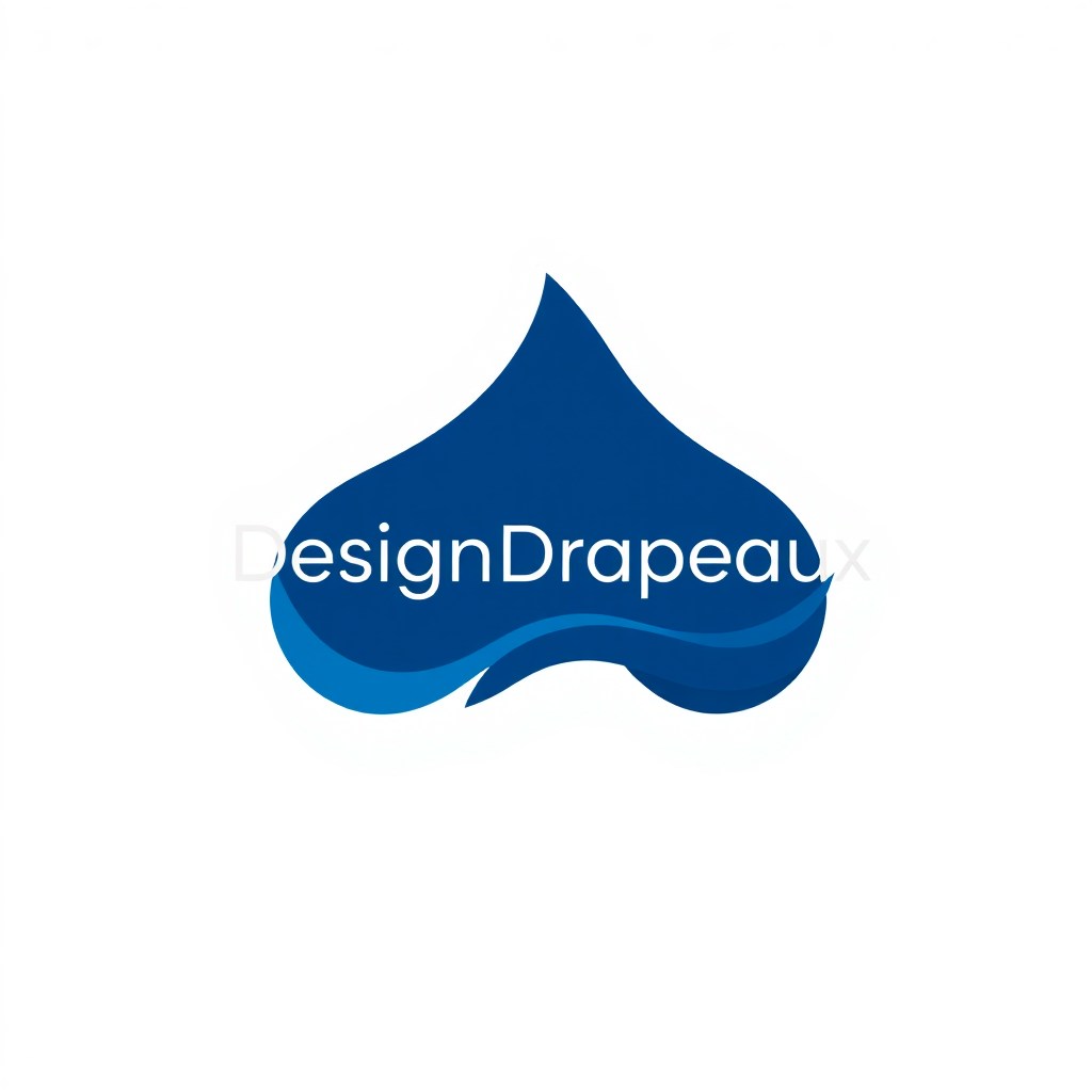 make a logo for a brand that is called design drapeaux, make it have the sentence "DesignDrapeaux" in it