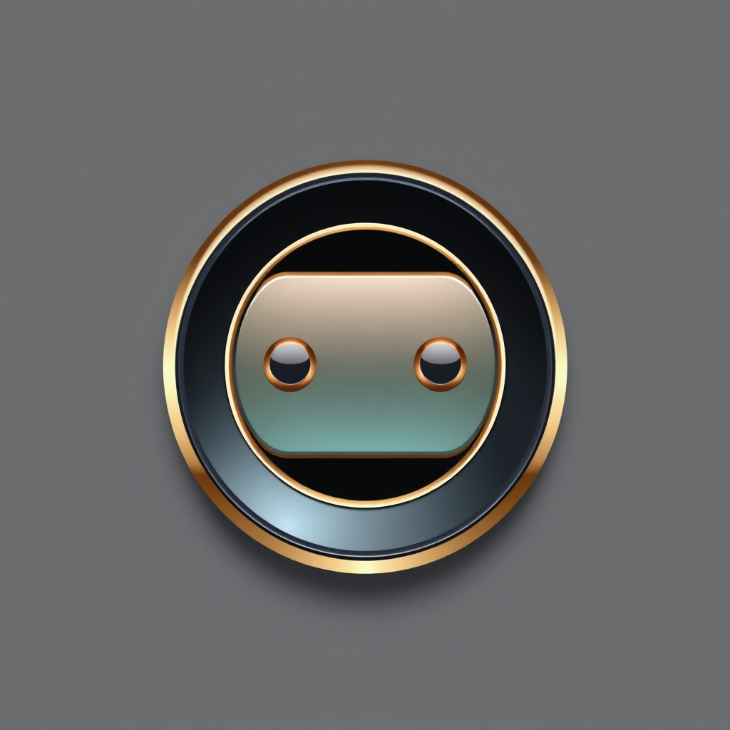 Design a sophisticated 3D button.