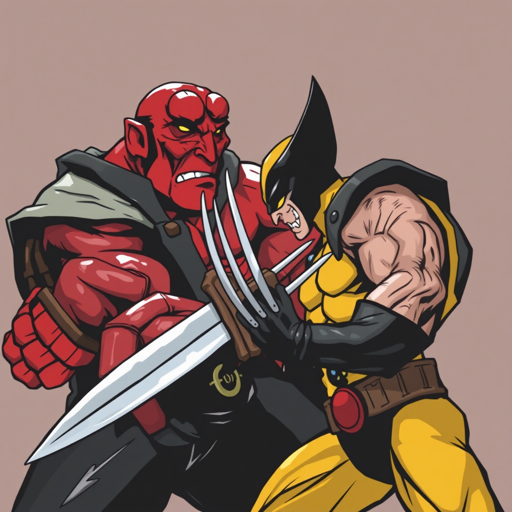 Hellboy vs Wolverine