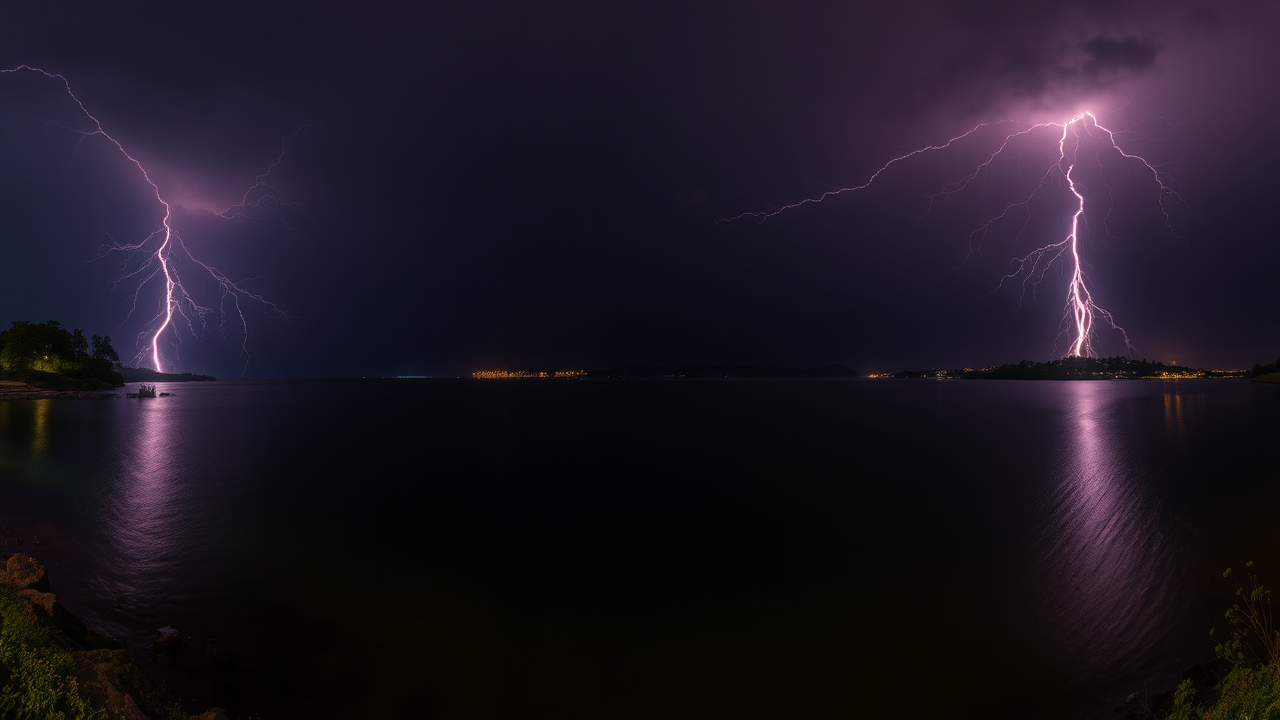 photo,lightning,lakes