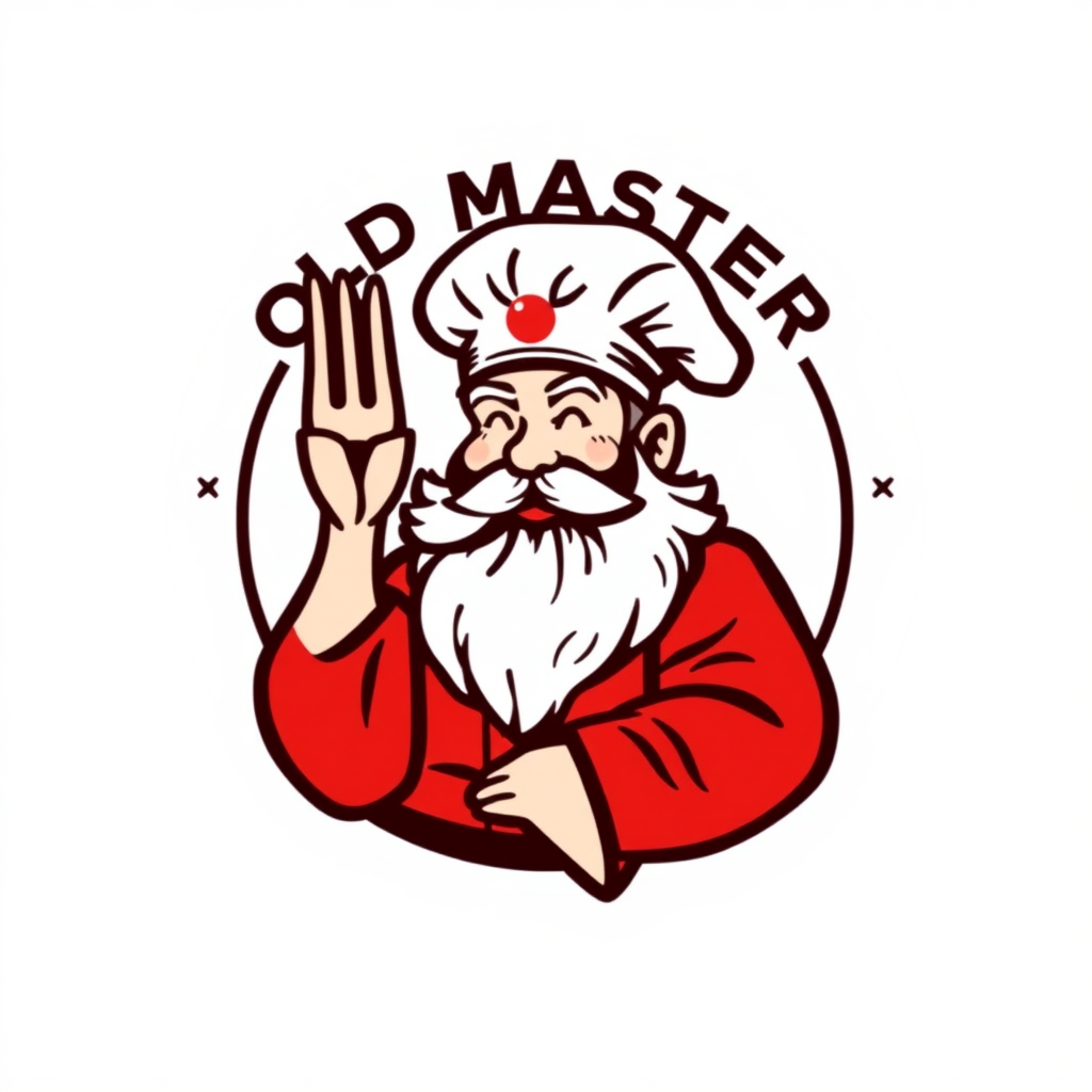 Fast food restaurant logo  
Old Master Q