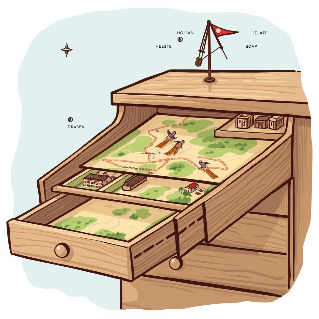 Drawer map