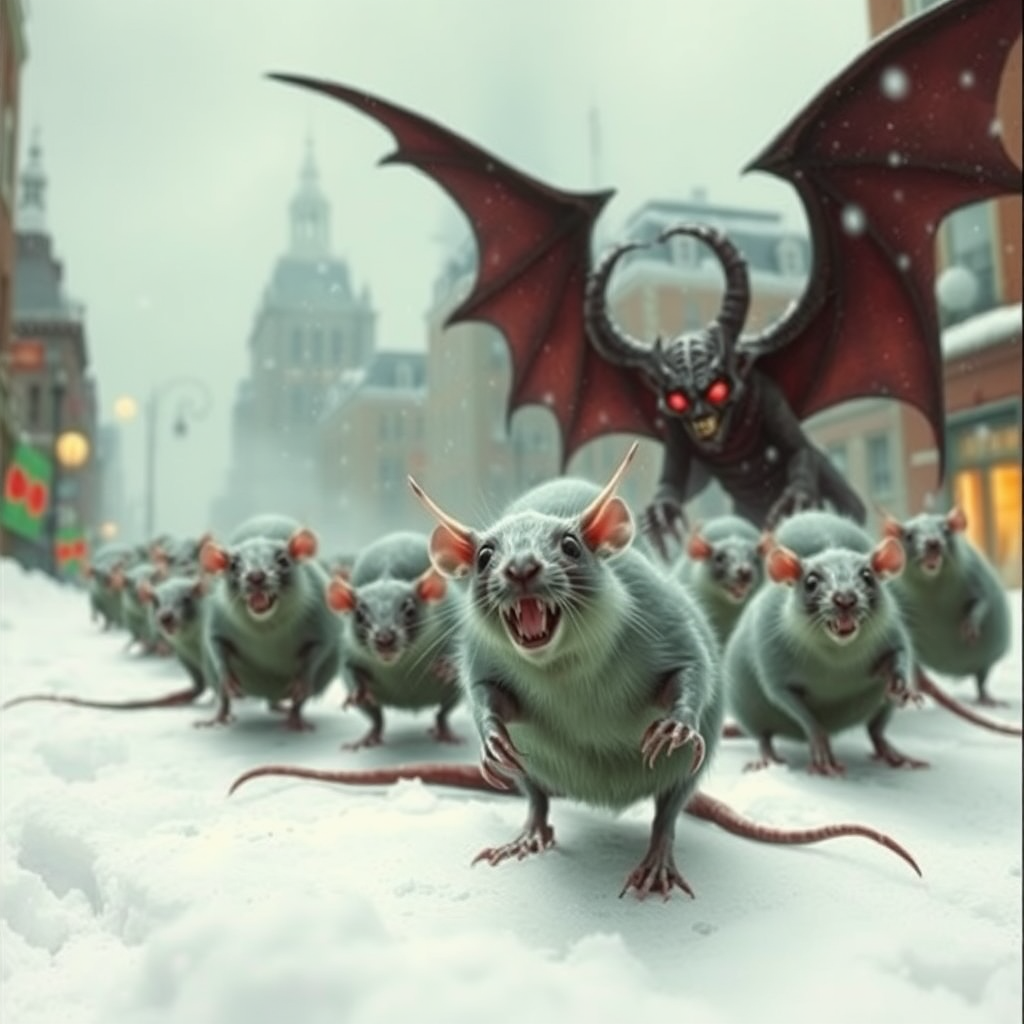 Demon rats invading Boston, 60s, Satan, blizzard, Saint Patrick's Day