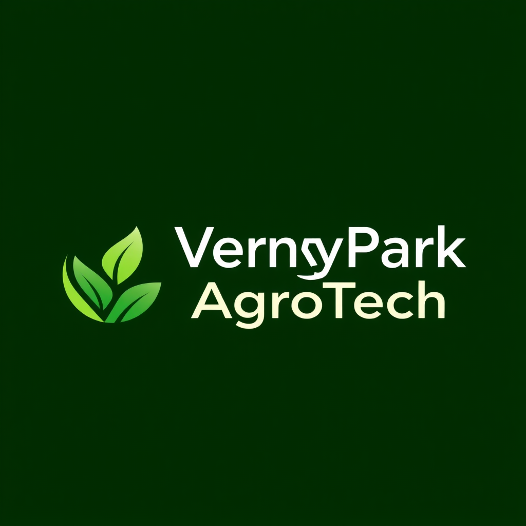 To create a visually striking and memorable logo for "VerneyPark-AgroTech," the design should reflect innovation, sustainability, and the forward-thinking nature of agricultural technology. The logo should evoke a sense of growth, connection with nature, and cutting-edge solutions.

Incorporating natural elements like leaves, crops, or a subtle depiction of the earth can symbolize the agricultural focus, while sleek, modern lines or abstract shapes can highlight the technology aspect. The typography should be clean and contemporary, with "VerneyPark" standing strong and distinguished, while "AgroTech" can be presented in a way that reflects innovation—perhaps with a futuristic font or stylized design.

A color palette inspired by nature, such as earthy greens, blues, or rich browns, can create a connection to the agricultural world, balanced with a hint of metallic or tech-inspired hues to convey modernity and innovation. The overall logo should merge the concepts of tradition and technology, representing VerneyPark-AgroTech’s role in revolutionizing agriculture while staying rooted in the environment.