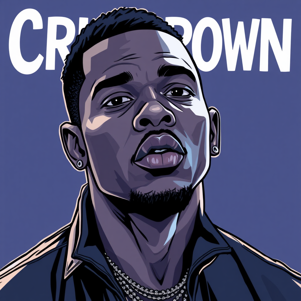 illustration chris brown