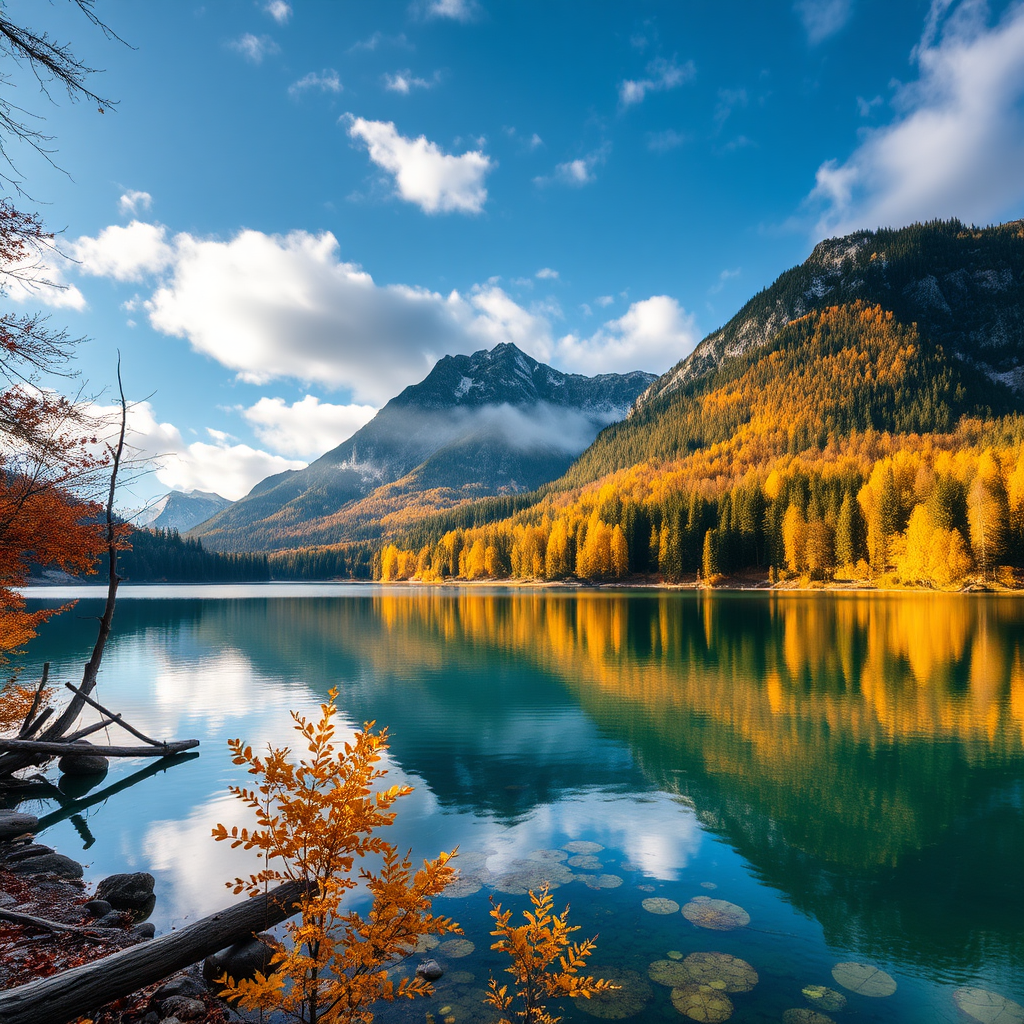 Autumn on Lake Misurina