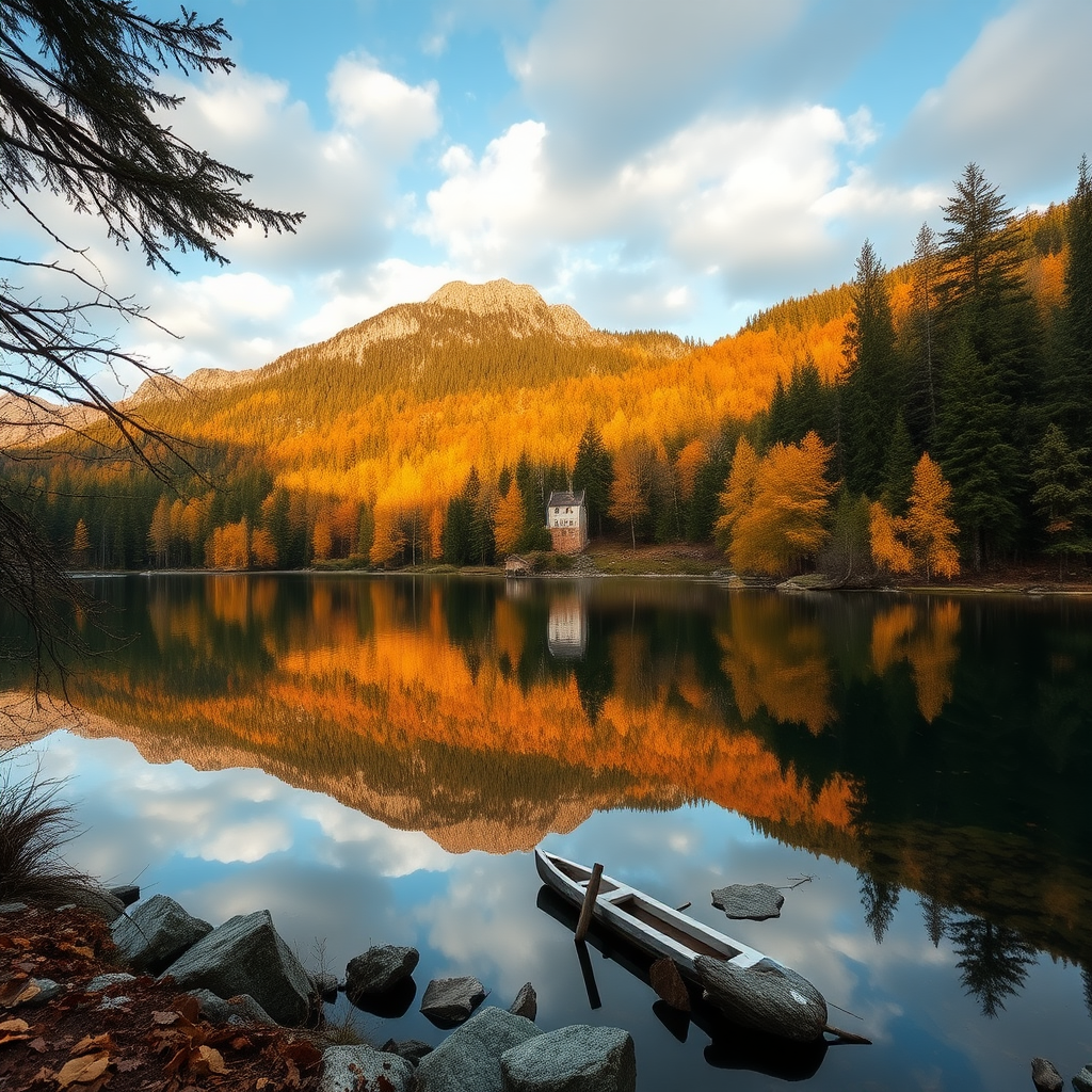 Autumn at Lake Misurina