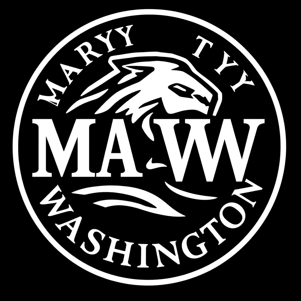 A dark themed version of the University of Mary Washington's logo.