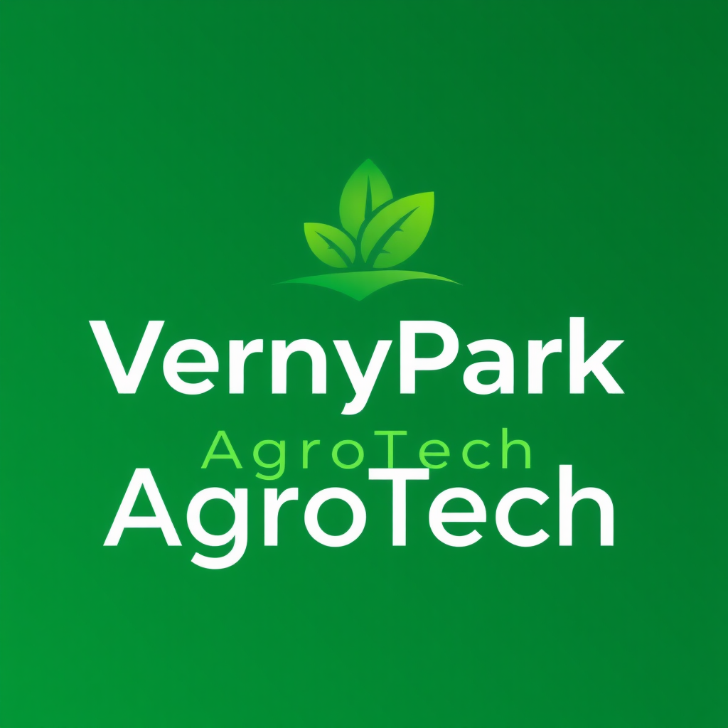 To create a visually striking and memorable logo for "VerneyPark-AgroTech," the design should reflect innovation, sustainability, and the forward-thinking nature of agricultural technology. The logo should evoke a sense of growth, connection with nature, and cutting-edge solutions.

Incorporating natural elements like leaves, crops, or a subtle depiction of the earth can symbolize the agricultural focus, while sleek, modern lines or abstract shapes can highlight the technology aspect. The typography should be clean and contemporary, with "VerneyPark" standing strong and distinguished, while "AgroTech" can be presented in a way that reflects innovation—perhaps with a futuristic font or stylized design.

A color palette inspired by nature, such as earthy greens, blues, or rich browns, can create a connection to the agricultural world, balanced with a hint of metallic or tech-inspired hues to convey modernity and innovation. The overall logo should merge the concepts of tradition and technology, representing VerneyPark-AgroTech’s role in revolutionizing agriculture while staying rooted in the environment.