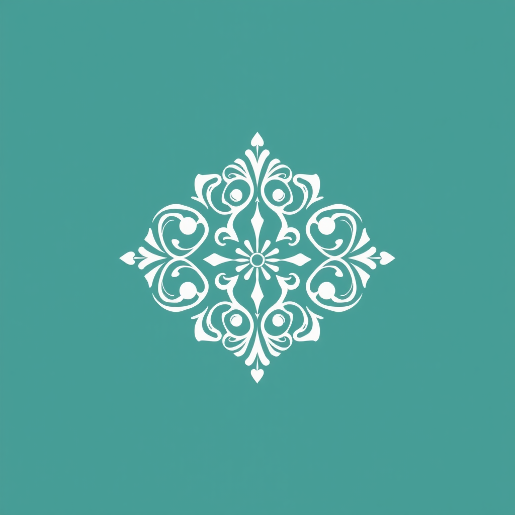 Design of a line of ornaments logo