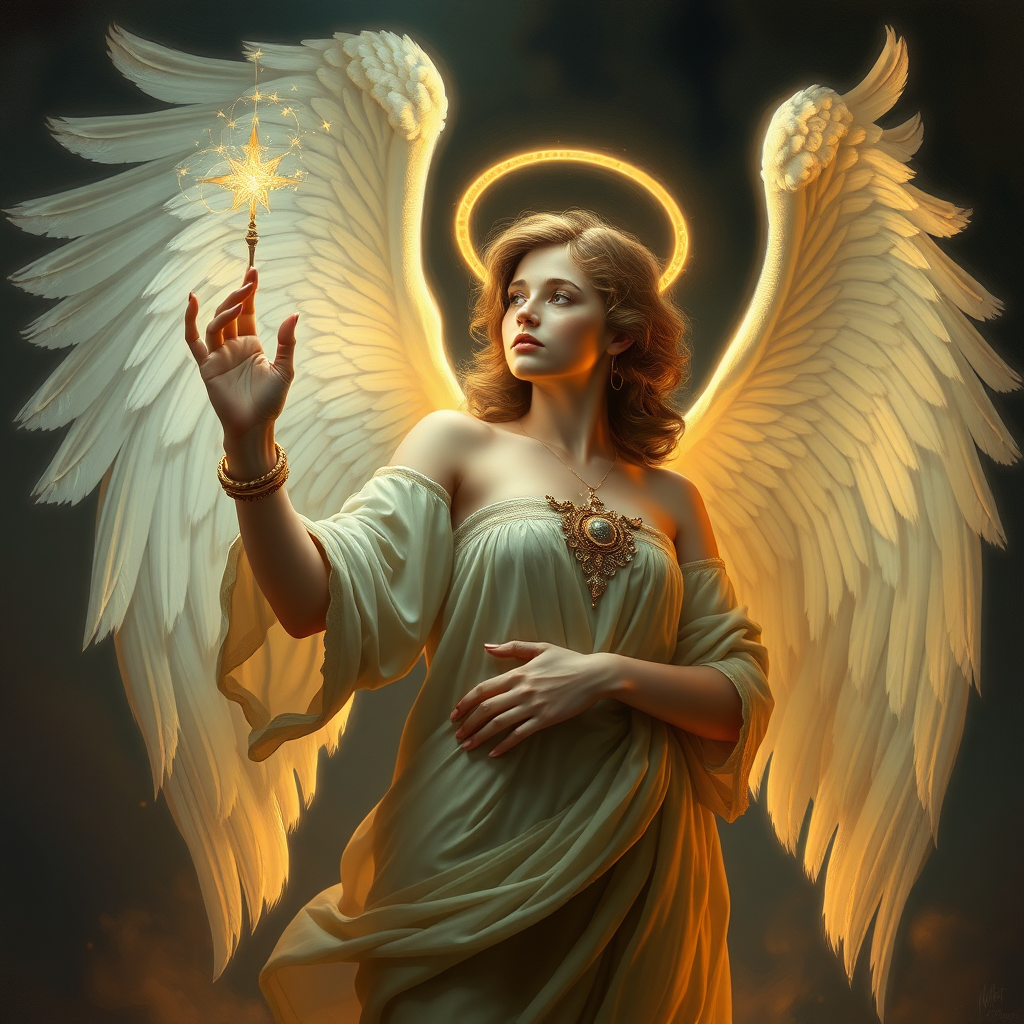 Myself as an angel