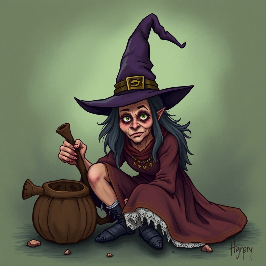 Ugly witch