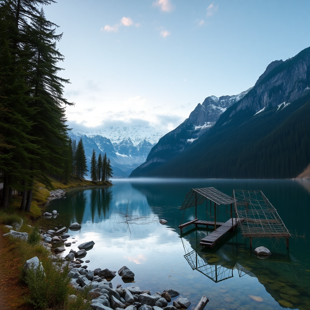 Val Pusteria, Lake Braies at dawn