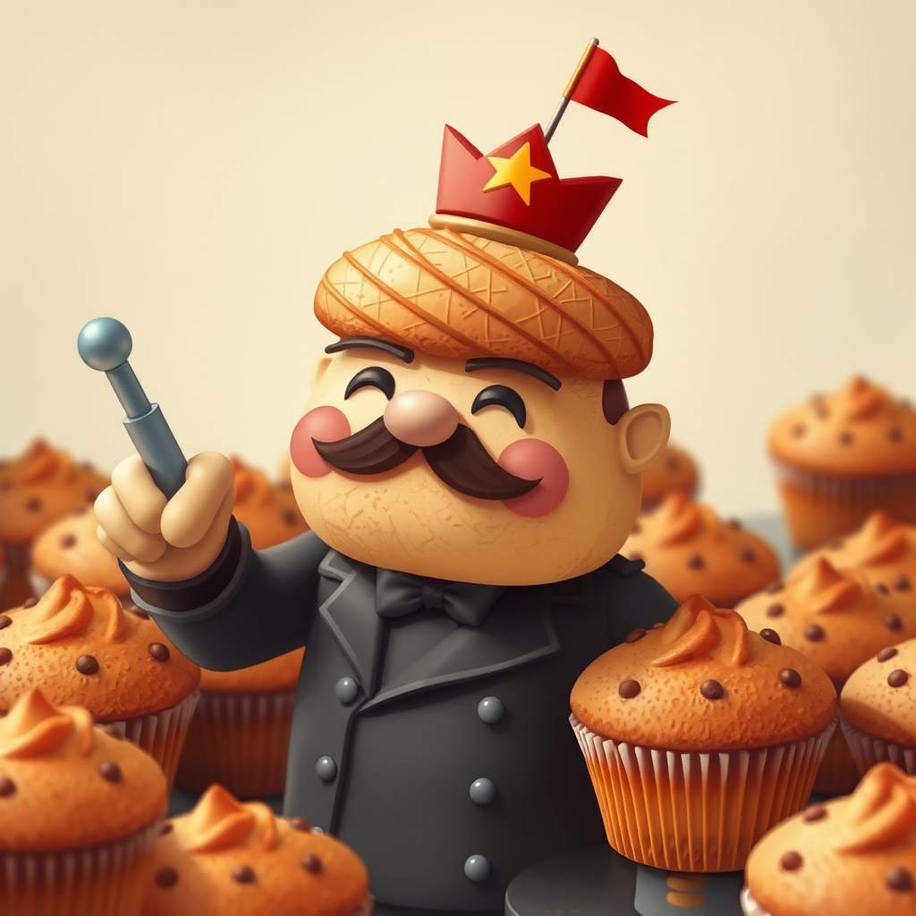 cute muffin dictator