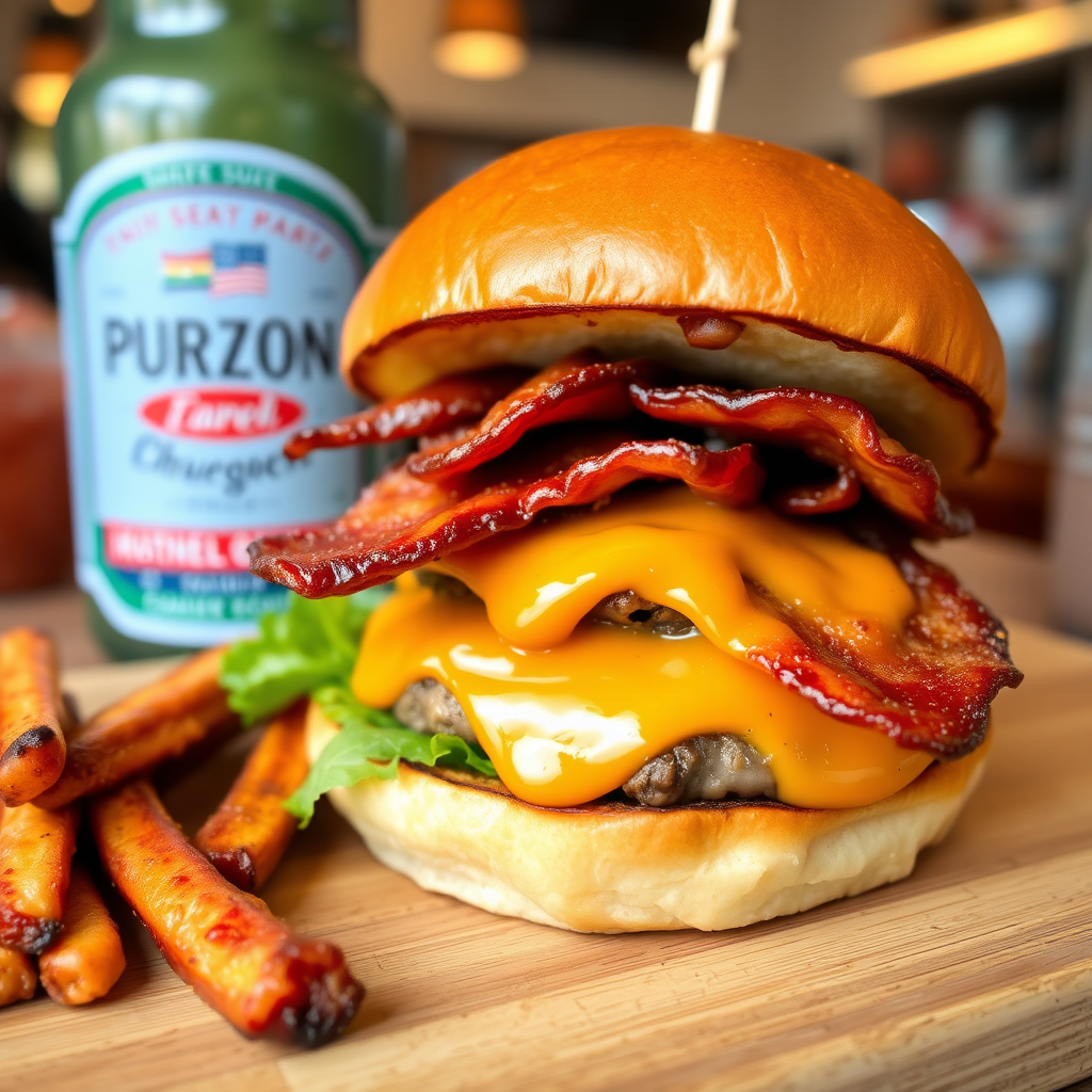 bacon cheeseburger