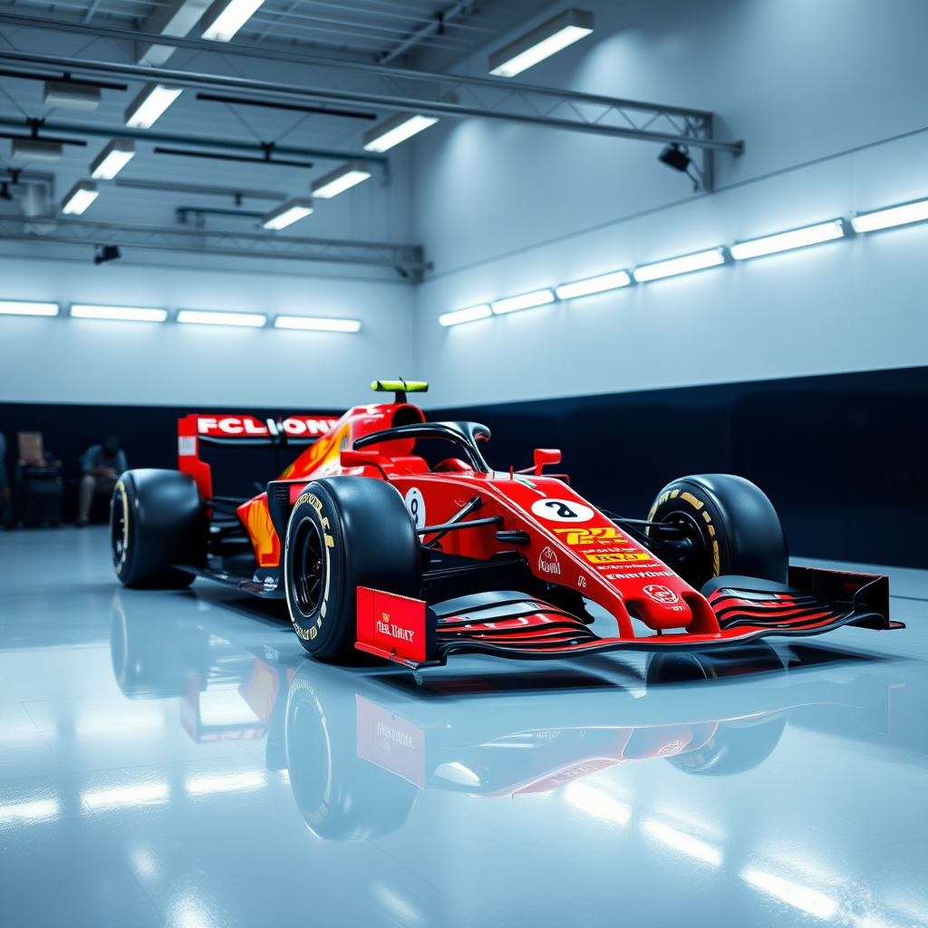 f1 car photoshoot