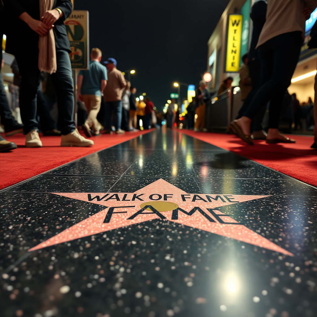 walk of fame star with ed edd n eddy written on it