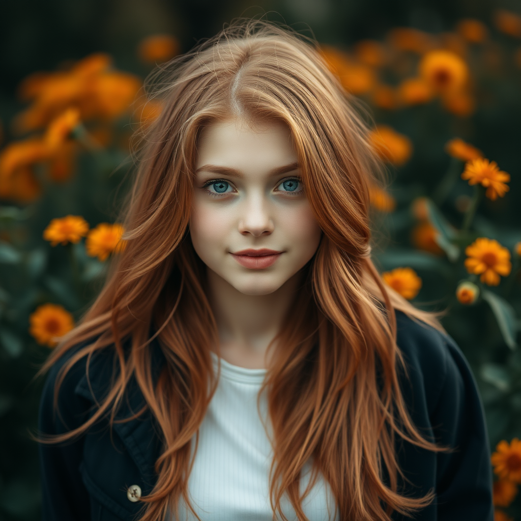 ginger teen girl