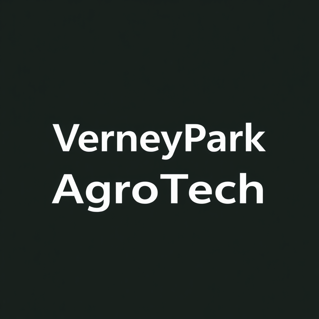 To create a visually striking and memorable logo for "VerneyPark-AgroTech," the design should reflect innovation, sustainability, and the forward-thinking nature of agricultural technology. The logo should evoke a sense of growth, connection with nature, and cutting-edge solutions.

Incorporating natural elements like leaves, crops, or a subtle depiction of the earth can symbolize the agricultural focus, while sleek, modern lines or abstract shapes can highlight the technology aspect. The typography should be clean and contemporary, with "VerneyPark" standing strong and distinguished, while "AgroTech" can be presented in a way that reflects innovation—perhaps with a futuristic font or stylized design.

A color palette inspired by nature, such as earthy greens, blues, or rich browns, can create a connection to the agricultural world, balanced with a hint of metallic or tech-inspired hues to convey modernity and innovation. The overall logo should merge the concepts of tradition and technology, representing VerneyPark-AgroTech’s role in revolutionizing agriculture while staying rooted in the environment.