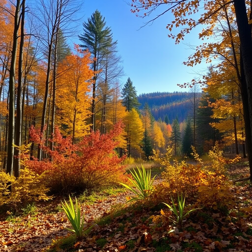 Autumn in the forest