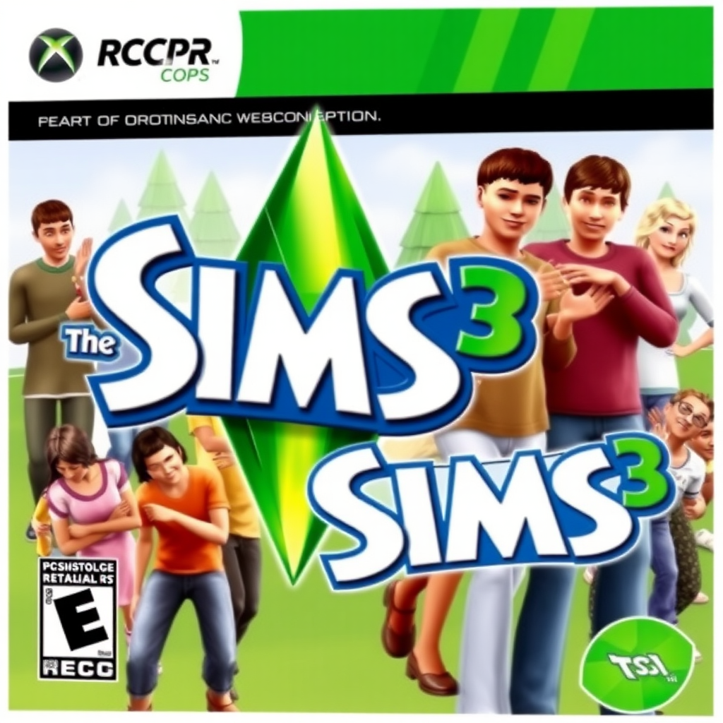 Video game The Sims 3, English, PC