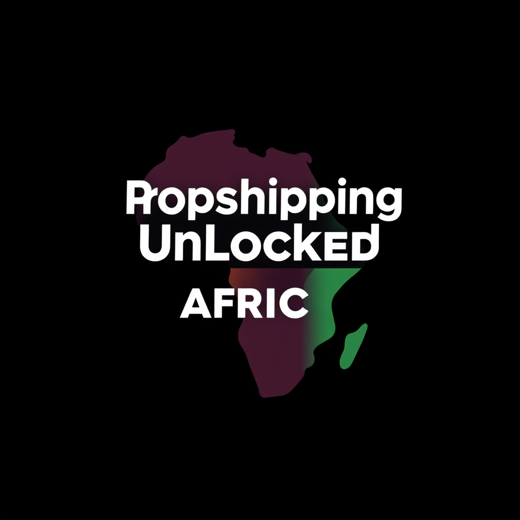 Design a logo for "Dropshipping Unlocked Africa" with vibrant and eye-catching colors. The logo should effectively convey a sense of dynamism and opportunity while incorporating elements that represent Africa’s diverse culture and economic potential.