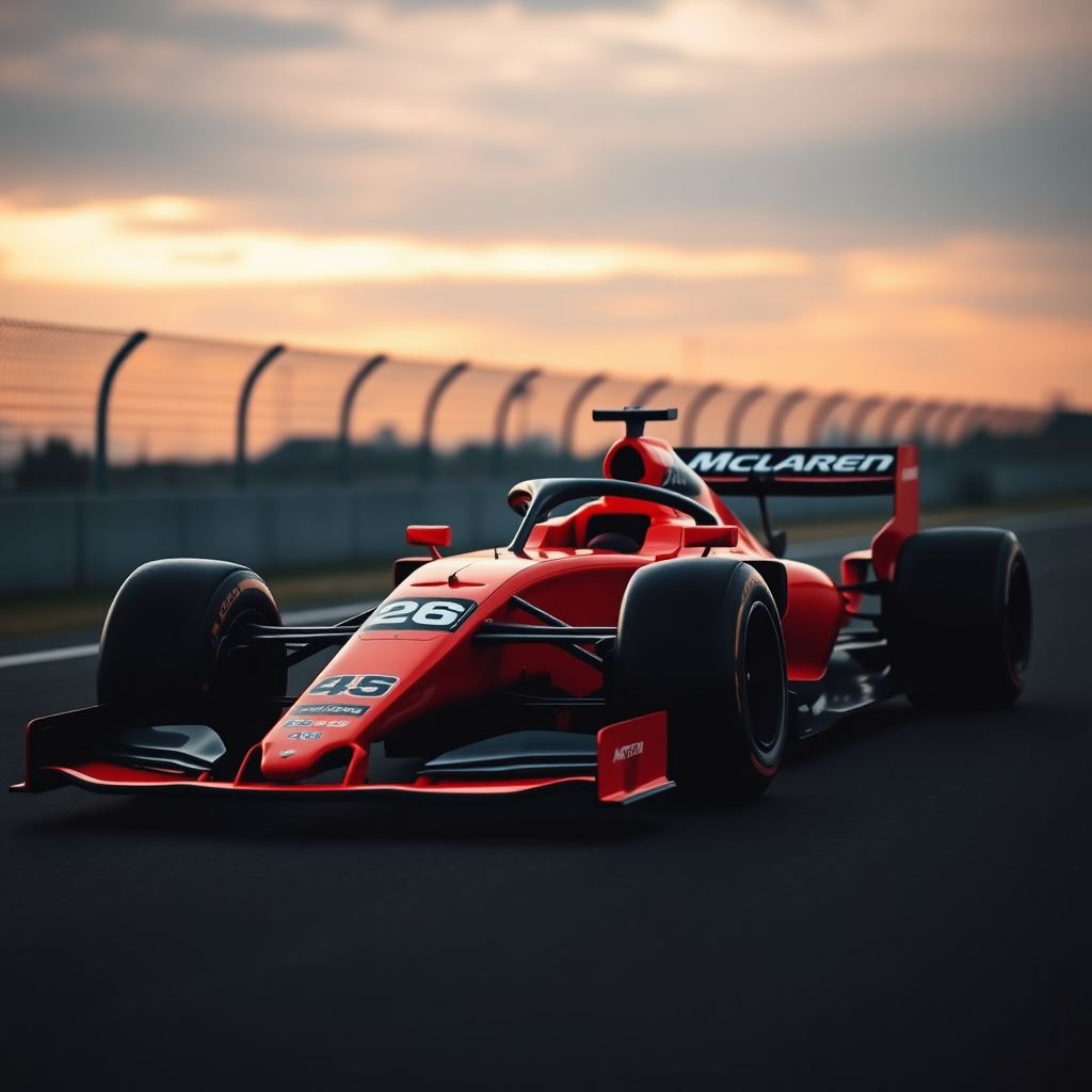 f1 car mclaren photshoot