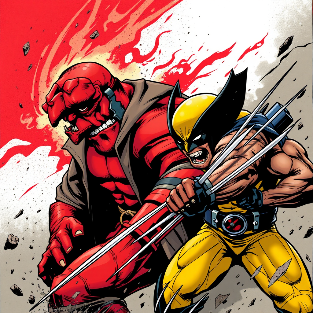 Hellboy vs Wolverine