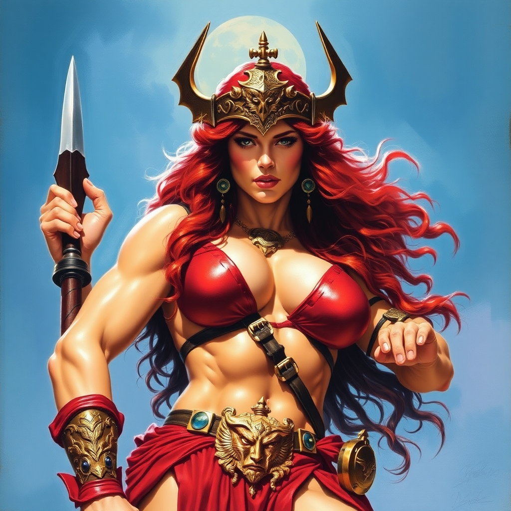 Imagine: if Frank Frazetta had originally painted Red Sonja