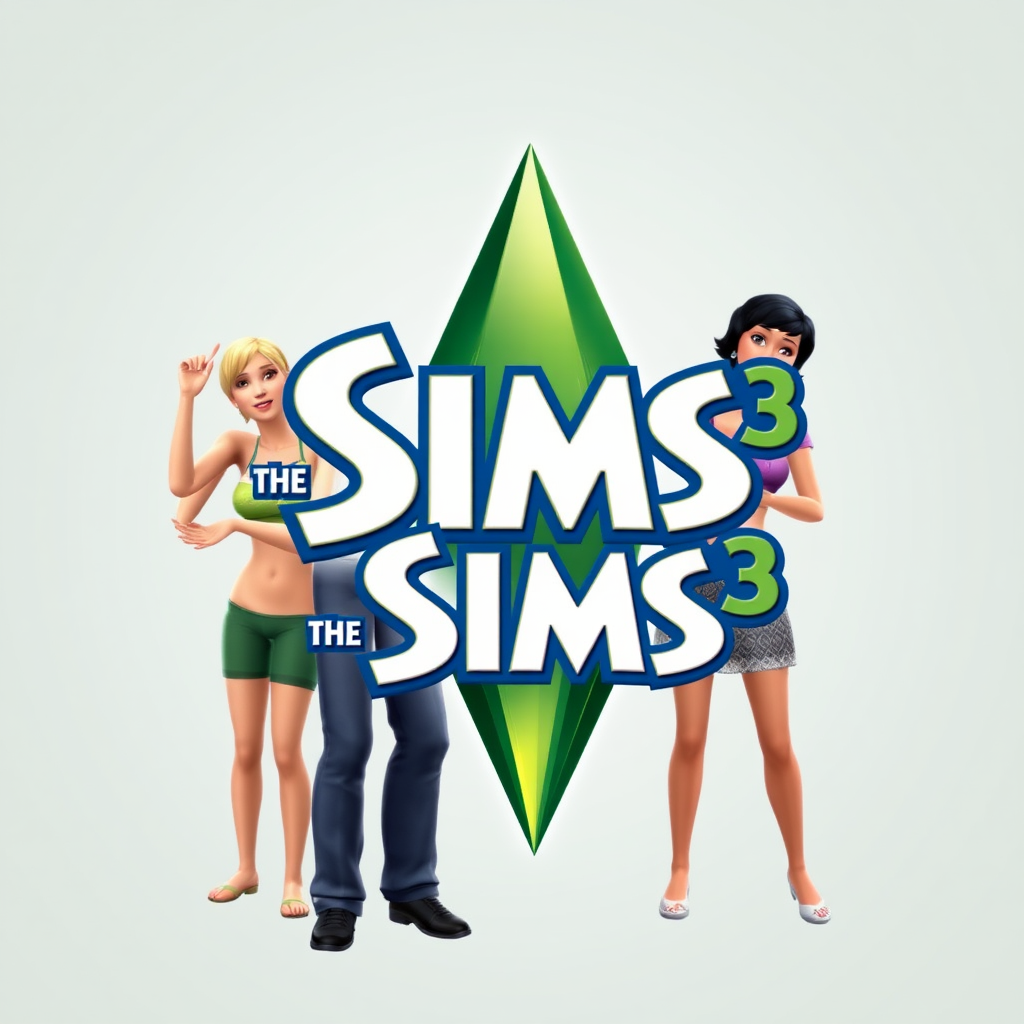 Video game The Sims 3, English