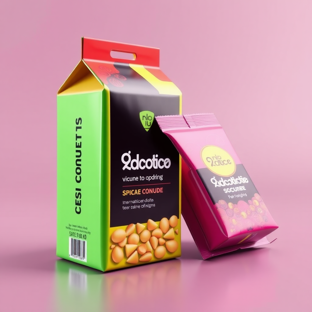 Innovative Packaging Designs. 3d Animation. Vibrant