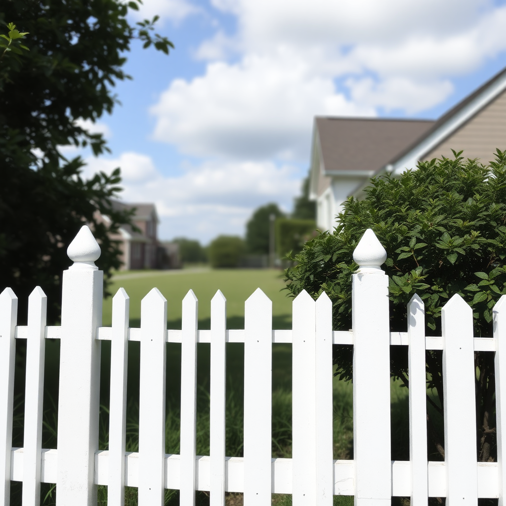 White picket fence