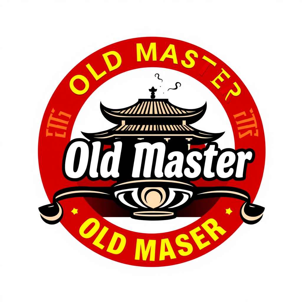 Design a logo for a Chinese restaurant called "Old Master."