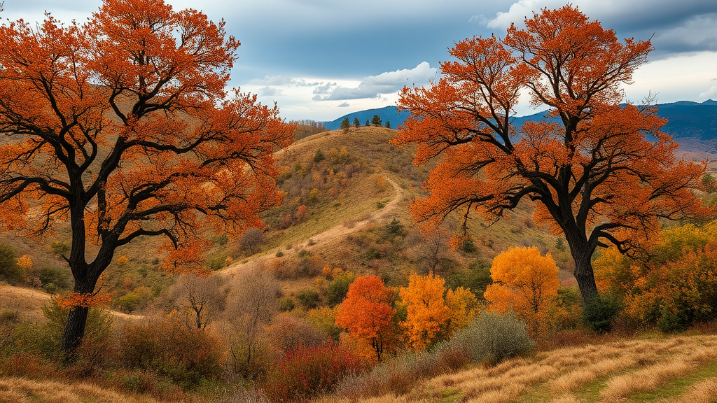 Sardinian autumn landscape